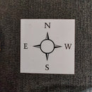 Direction Sign Metal 150mm x 150mm