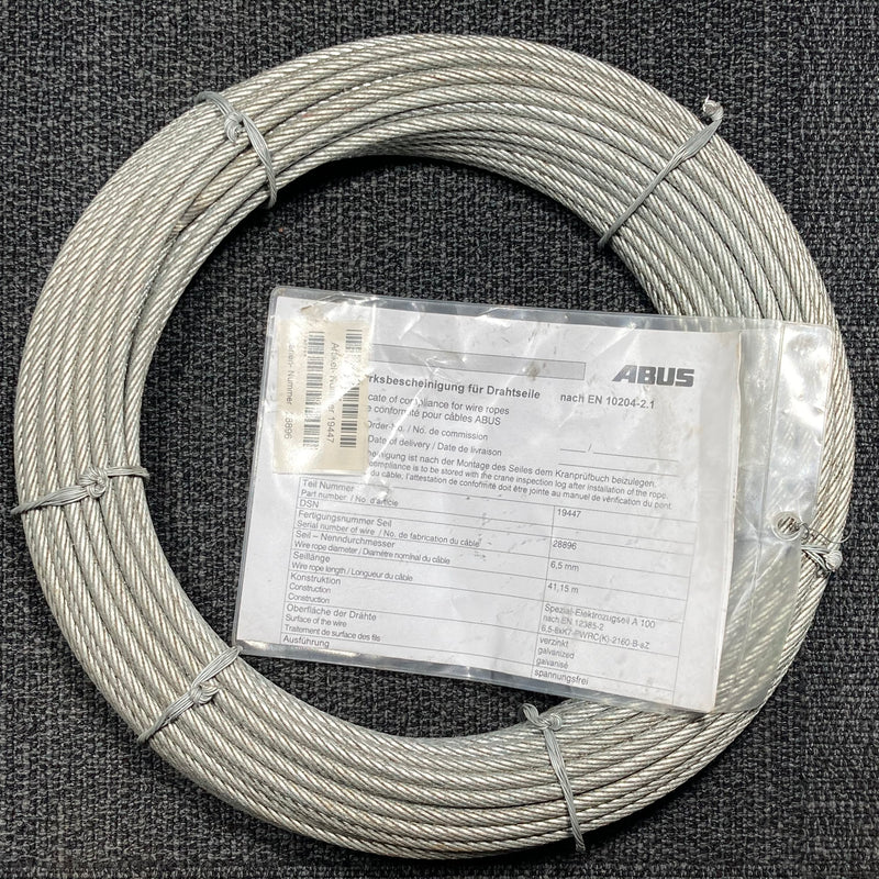 Wire Rope 6.5MM x 41.5M - An19447